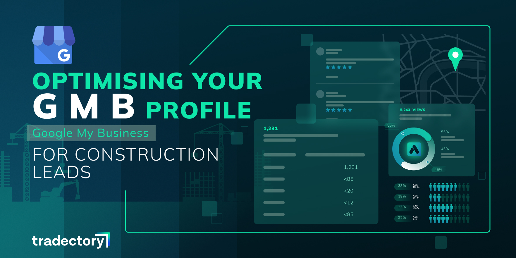 Optimising your google my business profile with Tradectory
