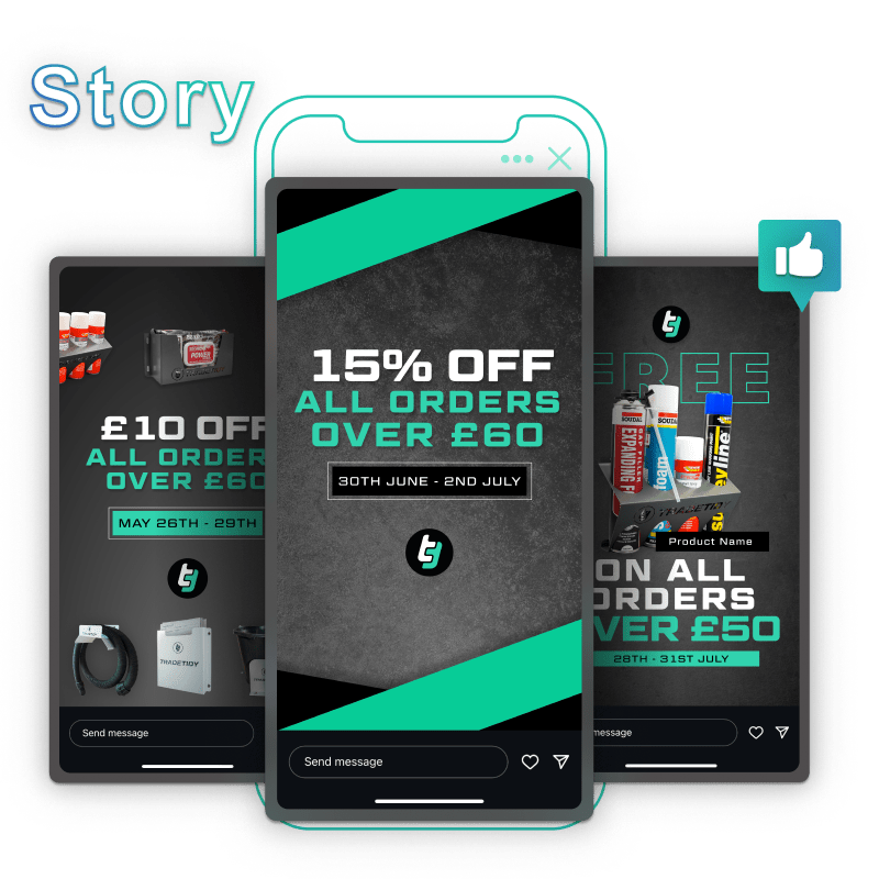 Tradectory story promotions